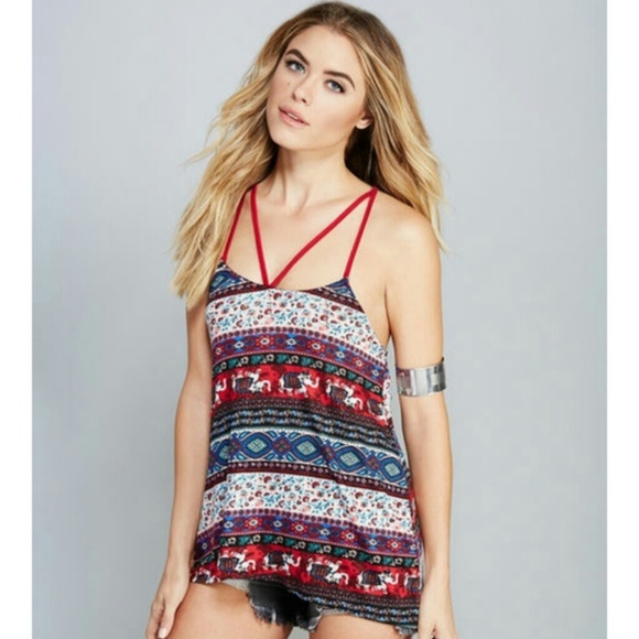 New Bohemian Strappy Top - Picture 2 of 3